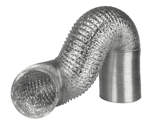 Schlauch Eurom für elektrisches Heizgebläse Heat Ducut pro 3 kW Ø 26 cm x 5 m Flexibler Aluminiumschlauch für Lüftungszwecke