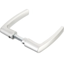 Türdrückergarnitur für Gartentor Alu 50x115 mm