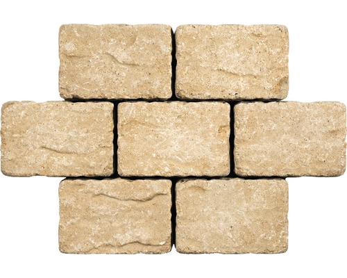 Verbundsteine aus Beton im Steinformat