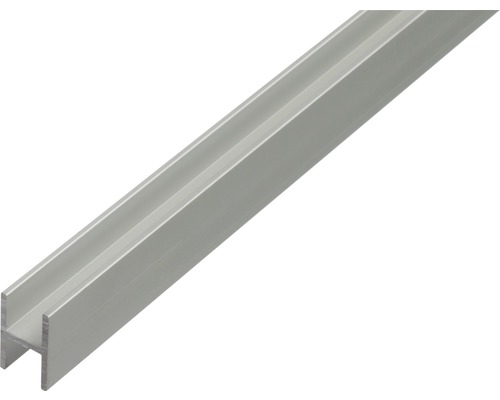 H-Profil Alu silber eloxiert 9,1x12x1,3 mm, 1 m