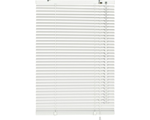 Alu-Jalousie ohne Bohren weiß 40x130 cm inkl. Klemmträger Jalousie mit horizontalen Lamellen zur Lichtregulierung
