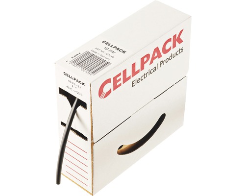 Cellpack Wärmeschrumpfschlauch 4,8-2,4 Meterware Cellpack Elektroinstallationsrohr, 10 Meter Rolle