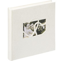 Fotoalbum mit Herzausschnitt und Hochzeitsfoto