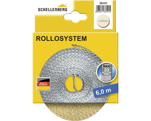 Schellenberg Rollladensystem mit einer Länge von 6,0 Metern