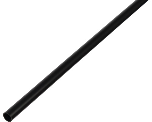Rundrohr PVC schwarz Ø 7 mm, 1 m-0