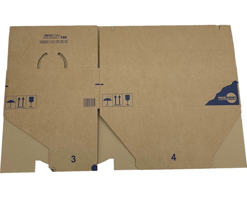 Ungefalteter Karton für Verpackung und Transport