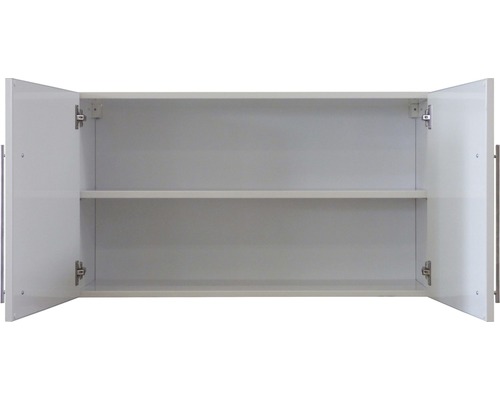 Offener Wandschrank mit zwei Regalböden