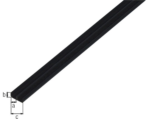 Leiste mit Maßen a, b und c