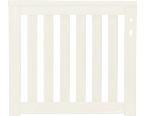 Einzeltor Konsta Girona mit Schloßfräsung, Gefertigt nach DIN Richtung: Rechts, 100 x 90 cm cremeweiß