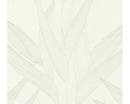 Vliestapete 36123-4 Hygge Floral weiß grau