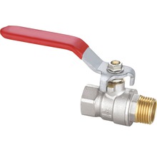 Kugelhahn mit einem halben Zoll Innengewinde und einem Außengewinde