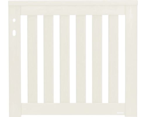 Einzeltor Konsta Girona mit Schloßfräsung, Gefertigt nach DIN Richtung: Links, 100 x 90 cm cremeweiß