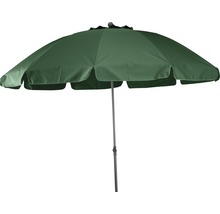 Grüner Gartenschirm mit Metallstange