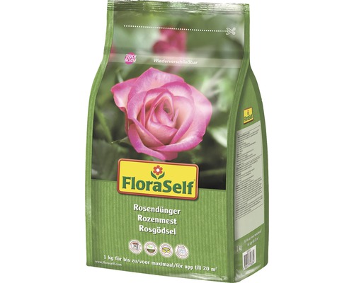 Rosendünger FloraSelf 1 kg für bis zu 20 m²
