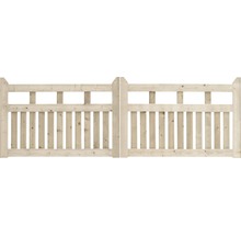 Doppeltor aus Holz für den Garten
