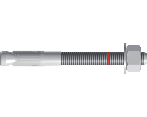 Bolzenanker Tox S-Fix Plus M12x110/18+33, 25 Stück Bolzenanker mit Gewinde, Mutter und Unterlegscheibe