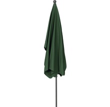 Geschlossener Gartenschirm mit Ständer