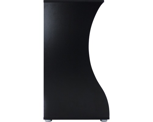 Schrankseite mit geschwungenem Design