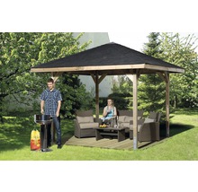 Pavillon weka Paradies Gr. 2 257 x 257 cm natur