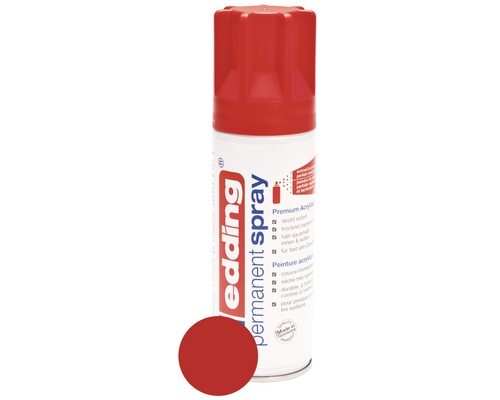 Permanent Spray edding verkehrsrot seidenmatt 200ml Edding Permanent Spraydose