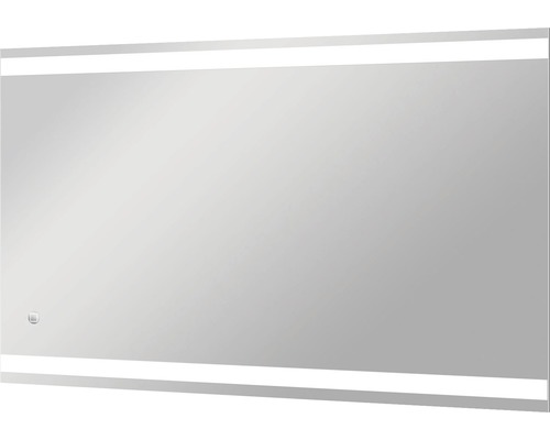 Rechteckiger Spiegel mit LED Beleuchtung