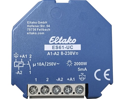 Eltako ES61-UC 10A Stromstoßschalter 1 Schließer elektronisch für Doseneinbau