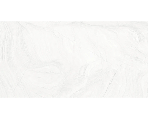 Feinsteinzeug Wand- und Bodenfliese Varana blanco 32 x 62,5 cm