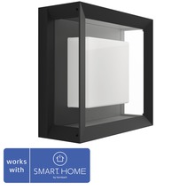 Philips hue LED Wandleuchte Econic White & Color Ambiance 15W 1150 lm schwarz 115x260 mm - Kompatibel mit SMART HOME by hornbach-thumb-0