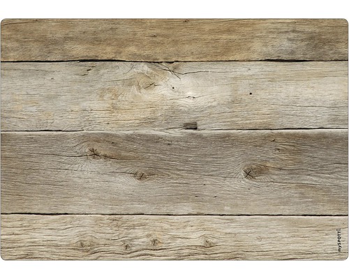 Küchenrückwand mySPOTTI pop Holz 59x41 cm Holzbrett mit Maserung