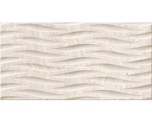 Feinsteinzeug Dekorfliese Varana Almond 32 x 62,5 cm