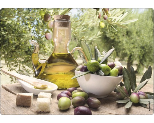 Küchenrückwand mySPOTTI pop Olivenöl 59x41 cm