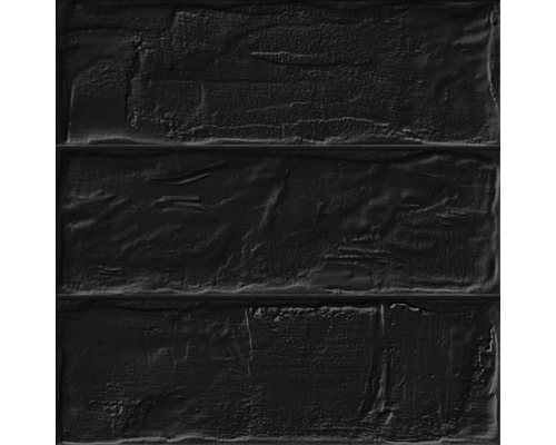 Feinsteinzeug Wandfliese Brick black 33,15 x 33,15 cm