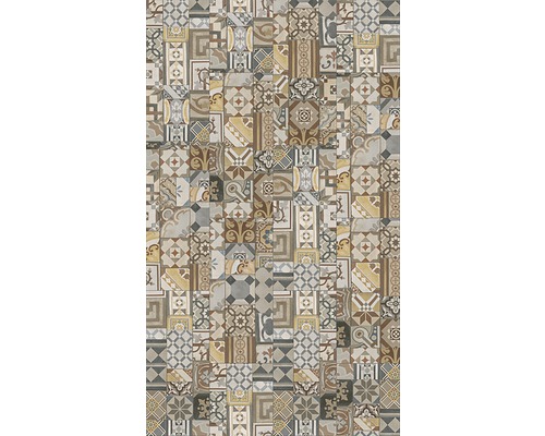 Fliesenmuster mit verschiedenen Ornamenten