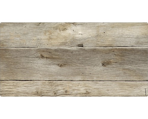 Badrückwand mySPOTTI aqua Holz 90x45 cm Holzbrettstruktur