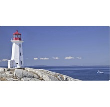 Badrückwand mySPOTTI aqua Lighthouse 90x45 cm