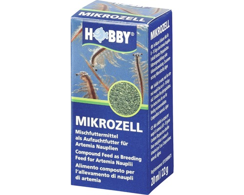 Artemiafutter HOBBY Mikrozell 20 ml Hobby MikroZell Aufzuchtfutter für Artemia Nauplien 20ml