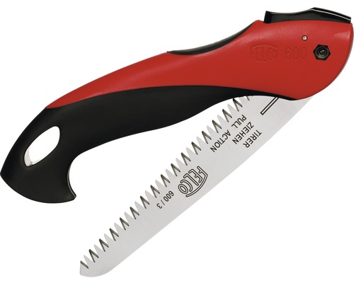 Felco Klappsäge mit rotem und schwarzem Griff