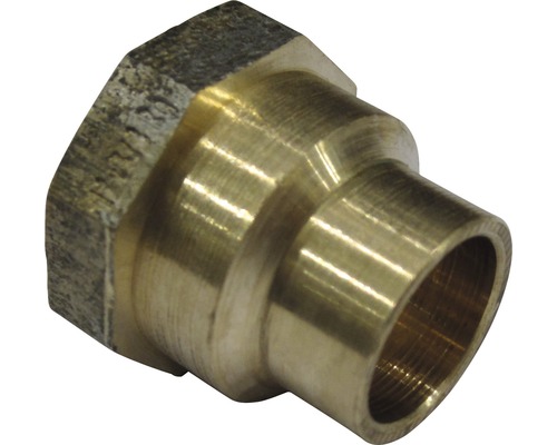 Übergangsmuffe 12x1/2" 10 Stück Rotguss Messingfitting mit Innengewinde für Sanitärinstallationen