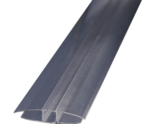 Gutta Polycarbonat H-Klemmprofil 10 mm für Doppelstegplatten L = 3000 mm H-Profil aus Kunststoff zur Plattenverbindung