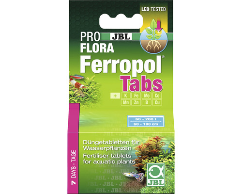 Düngetabletten JBL Ferrotabs 30 Stück JBL ProFlora Ferropol Tabs Düngetabletten für Wasserpflanzen