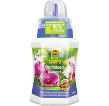 Compo Orchid fertilizer in bottle made from more than 90 percent recycled plastic