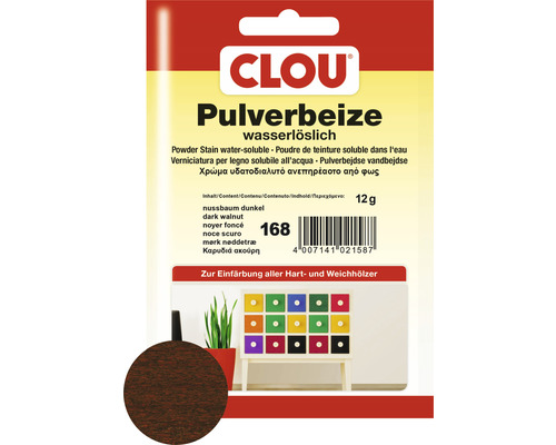 Clou Pulverbeize nussbaum dunkel 12 g