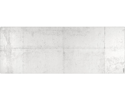 Badrückwand mySPOTTI aqua Betonwand 120x45 cm Dekorplatte mit Betonoptik