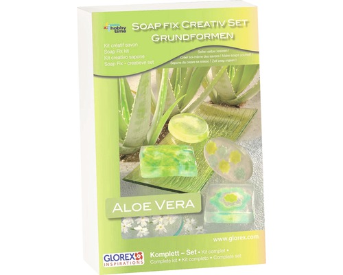 Kreativset SoapFix Geschenkpackung Seife transparent-grün-gelb