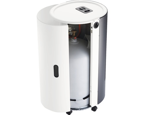 ROWI Gas Katalyt-Heizofen HGO 2900/1 K – 2900 W, Kaminfrei, Mit Rollen, Für Terrasse, Wintergarten, Werkstatt