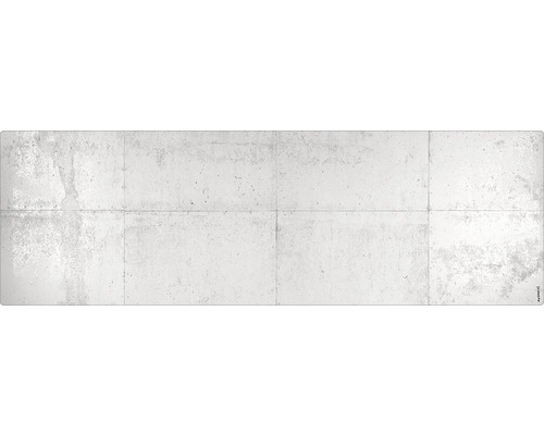 Badrückwand mySPOTTI aqua Betonwand 140x45 cm Betonoptik Tapete