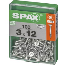 Spax Schrauben 3 x 12 Millimeter, 100 Stück in einer Packung