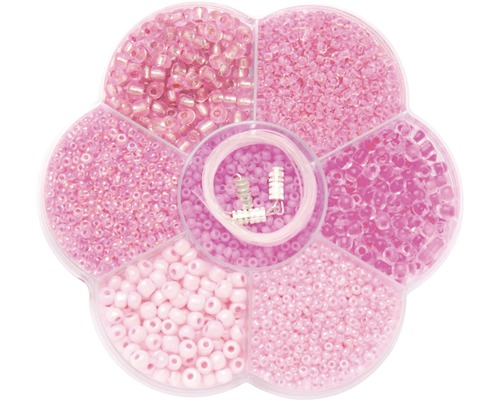 Bastel-Perlenmix rosa-0