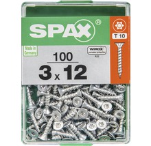Spax Schrauben 3x12 Millimeter, 100 Stück, T10