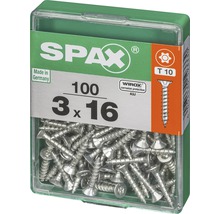 Spax Schrauben 3 x 16 mm, 100 Stück in einer Verpackung